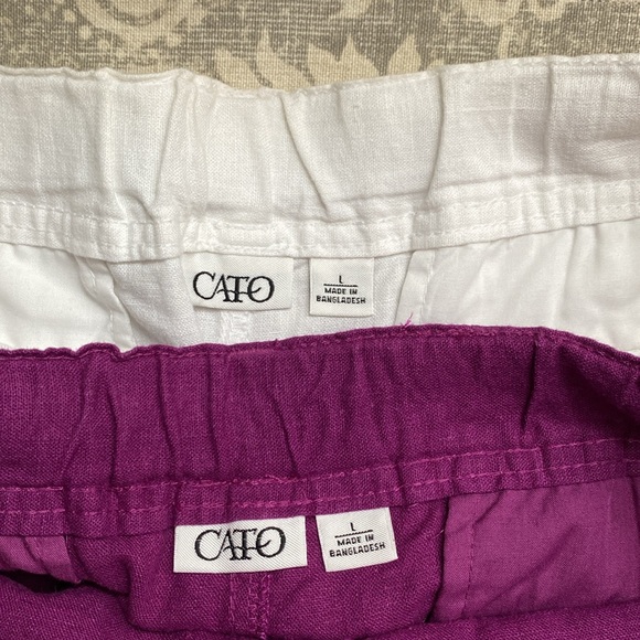 Set of 2 linen shorts - Picture 4 of 4